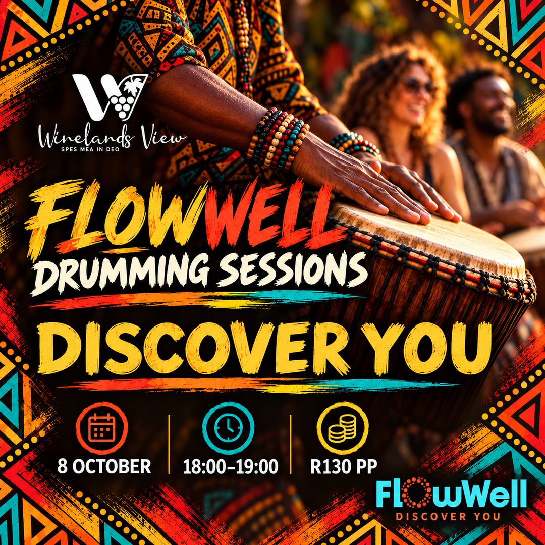FlowWell Drumming Sessions at Winelands View